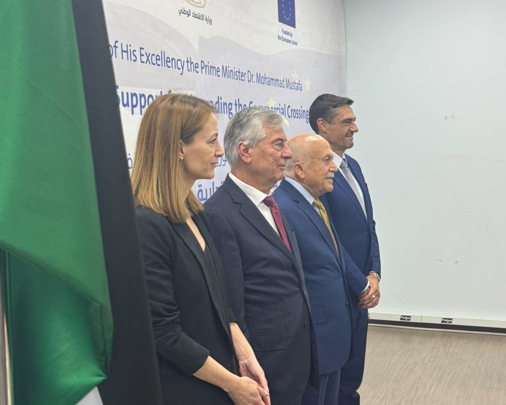 إطلاق مبادرة "EU4Commerce" بقيمة 8.5 مليون يورو لدعم تطوير المعابر التجارية في فلسطين