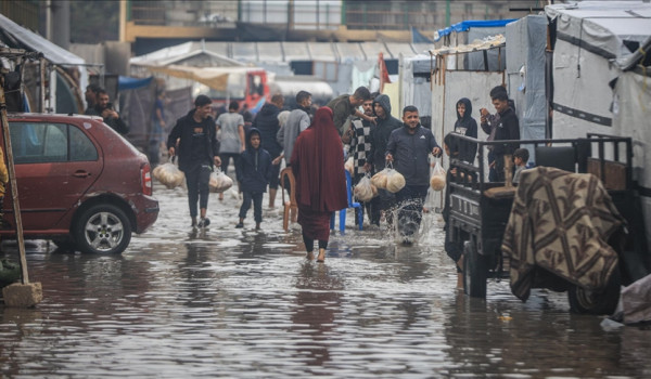 الأمطار تتسبب بكارثة جديدة في غزة: 13 أل...