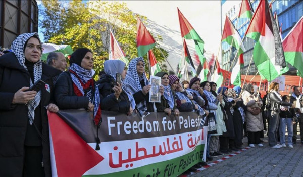 تظاهرة في برلين دعما لفلسطين وتنديدا بال...