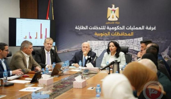 غرفة العمليات الحكومية تستعرض خطة الإغاث...