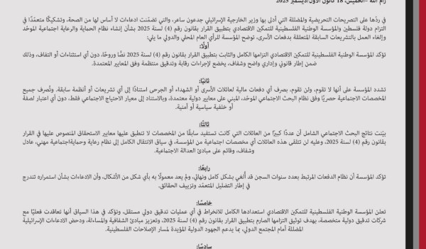 بعد صمت طويل : مؤسسة تمكين تؤكد التزامها...