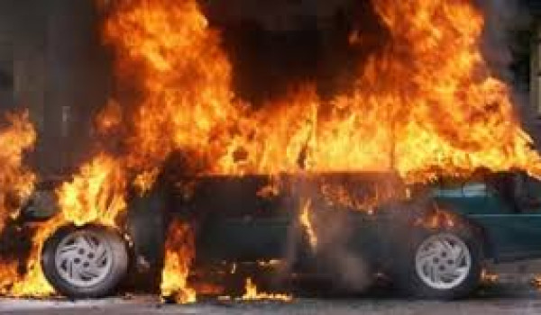 مستعمرون يحرقون مركبة في حوارة جنوب نابل...