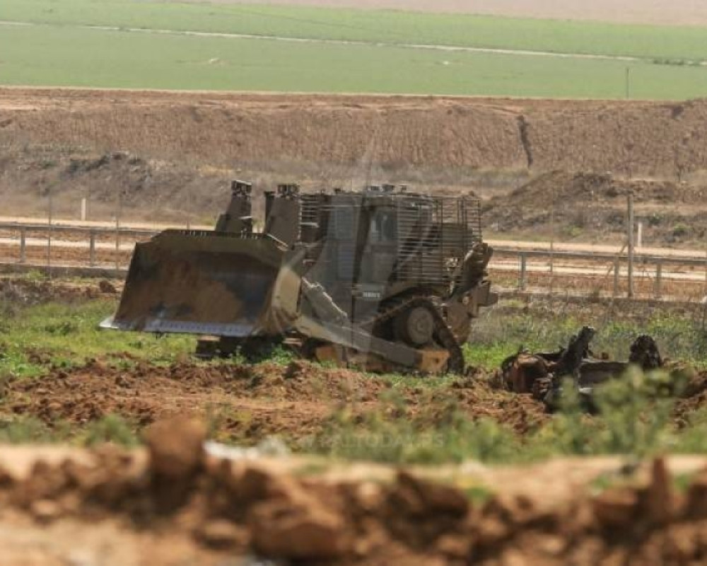 الاحتلال يواصل تجريف الأراضي الزراعية في خربة سروج غرب جنين