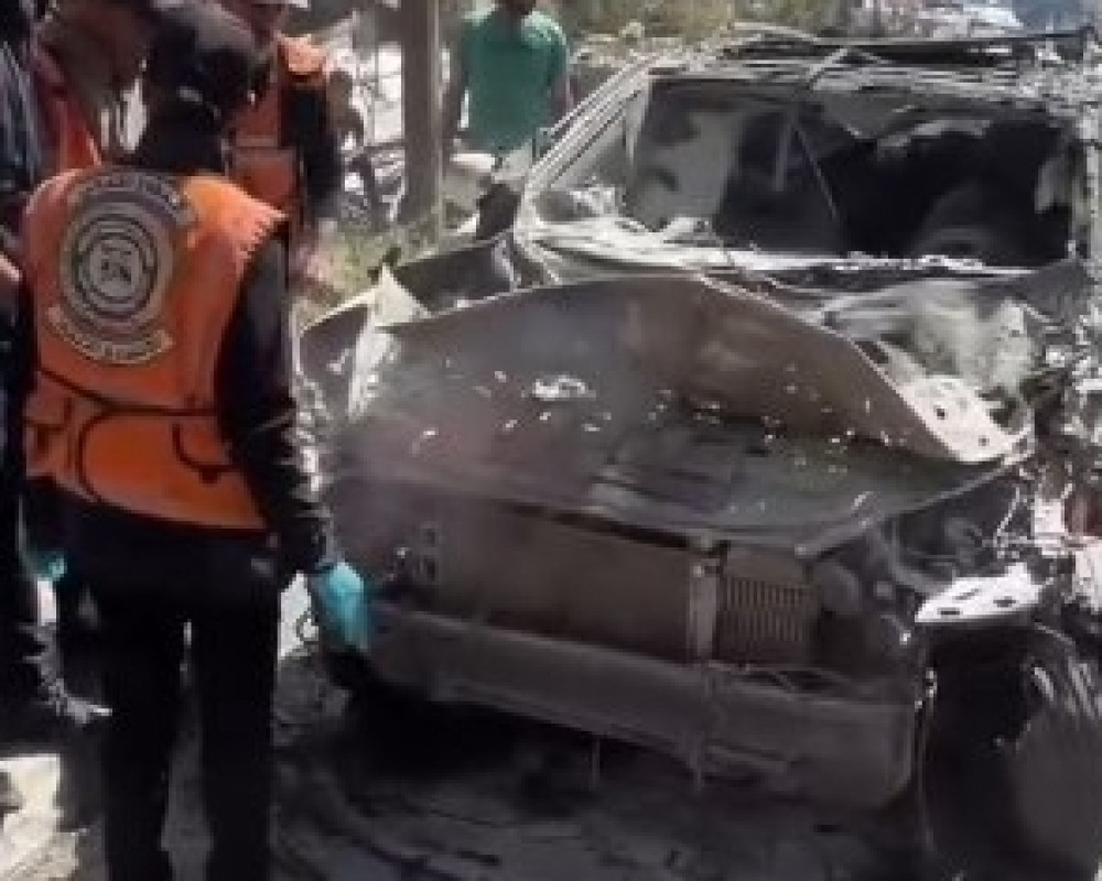 4 شهداء في غارة إسرائيلية استهدفت مركبة غرب مدينة غزة