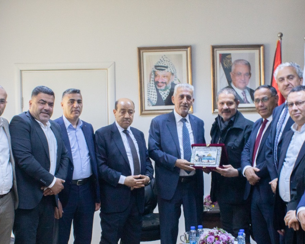 هيئة التقاعد الفلسطينية تستقبل الممثل الخاص للرئيس محمود عباس