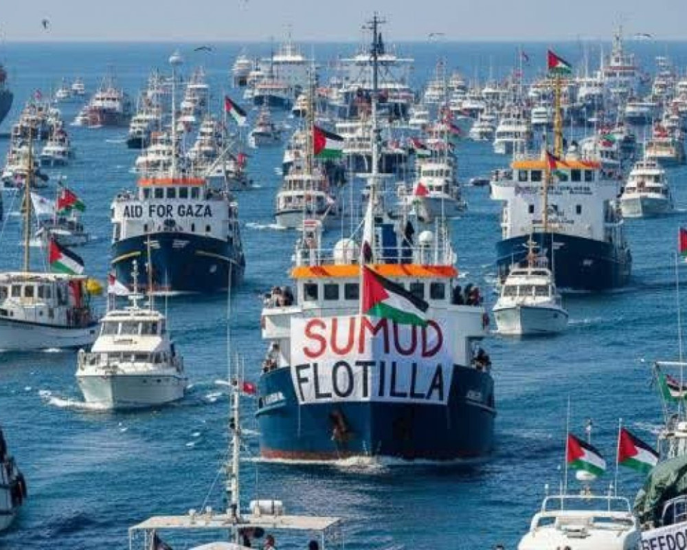 المنظمات الأهلية: الاعتداء على نشطاء "أسطول الصمود" يتطلب إرادة دولية جدية لمحاسبة الاحتلال