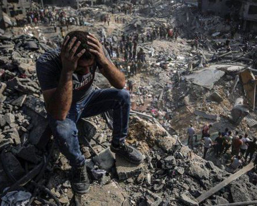 4 شهداء ومصابون بقصف إسرائيلي استهدف مخيم جباليا شمال غزة