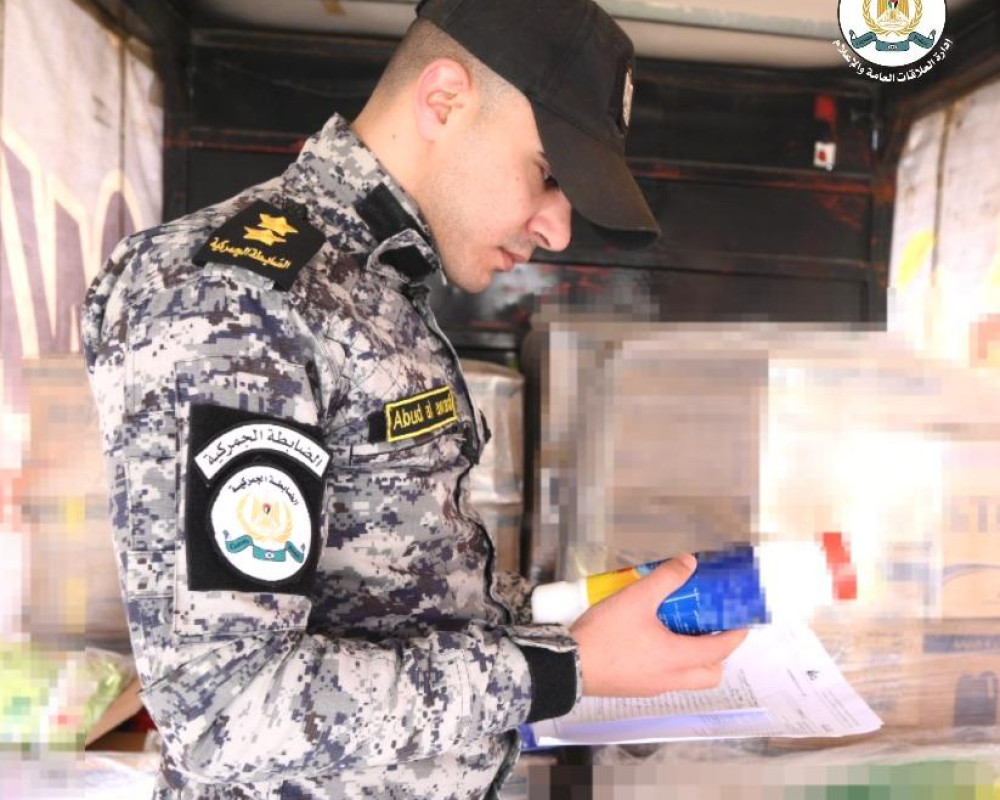 الضابطة الجمركية تعاملت مع 366 قضية خلال حزيران وضبطت وأتلفت أكثر من 21 طناً من المواد الفاسدة
