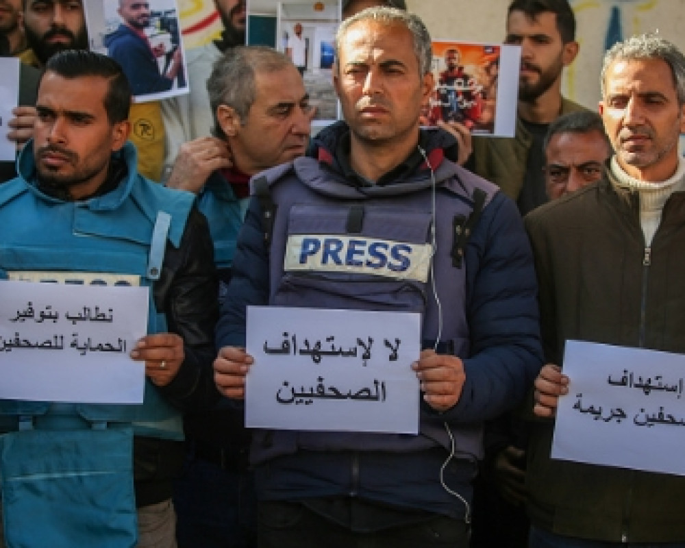 نقابة الصحافيين الفلسطينيين: مقتل 8 صحافيين وتوثيق 467 انتهاكاً بحق الإعلاميين خلال النصف الأول من 2026