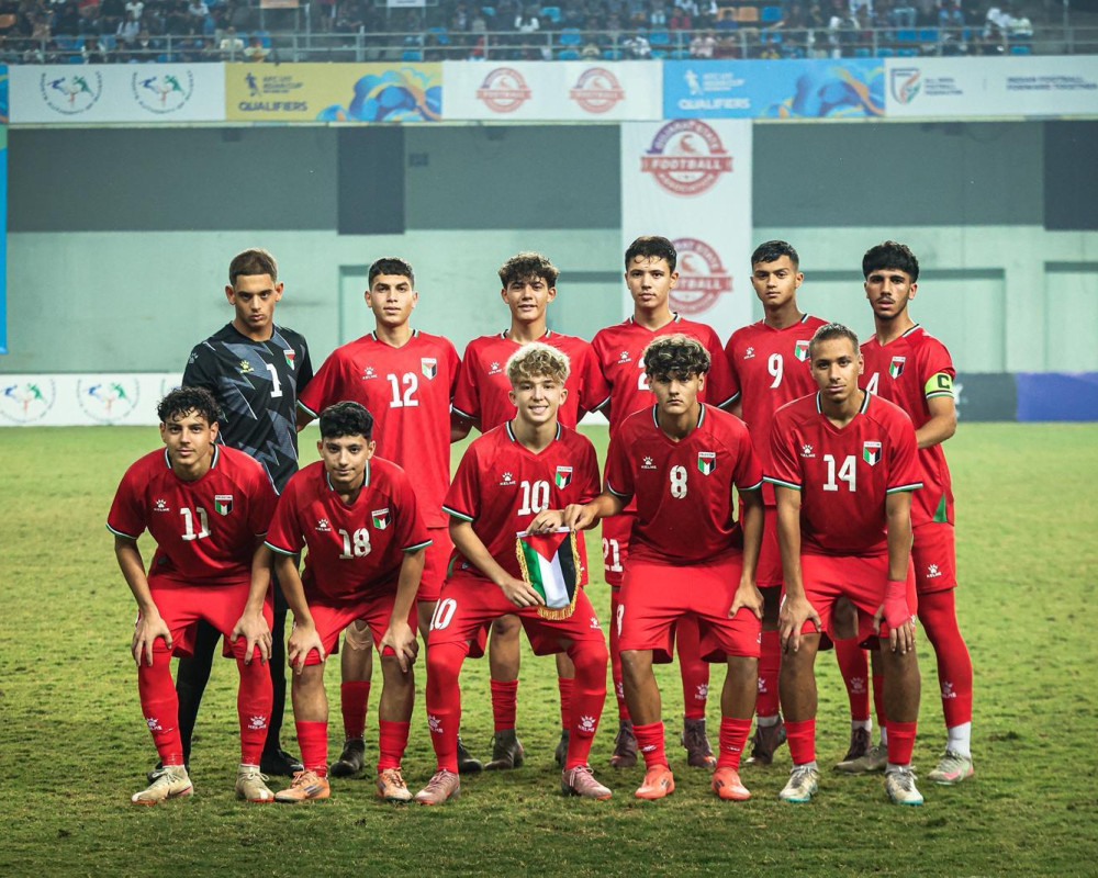 فلسطين في المجموعة الأولى ببطولة غرب آسيا للناشئين