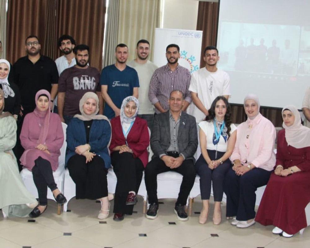 مكتب الامم المتحدة UNODC في فلسطين يطلق ورشة عمل تعريفية عن شبكة الشباب وتدريباً لتمكين الشباب والوقاية من المخدرات