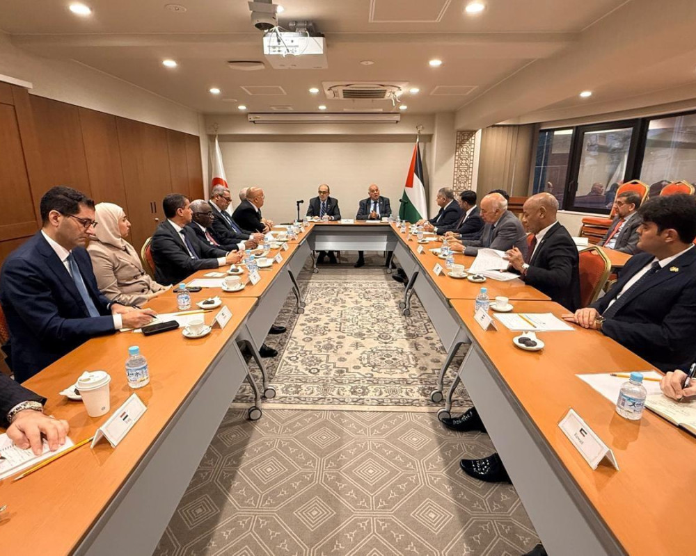 الرجوب يُطلع السفراء العرب المعتمدين لدى اليابان على آخر المستجدات السياسية والميدانية