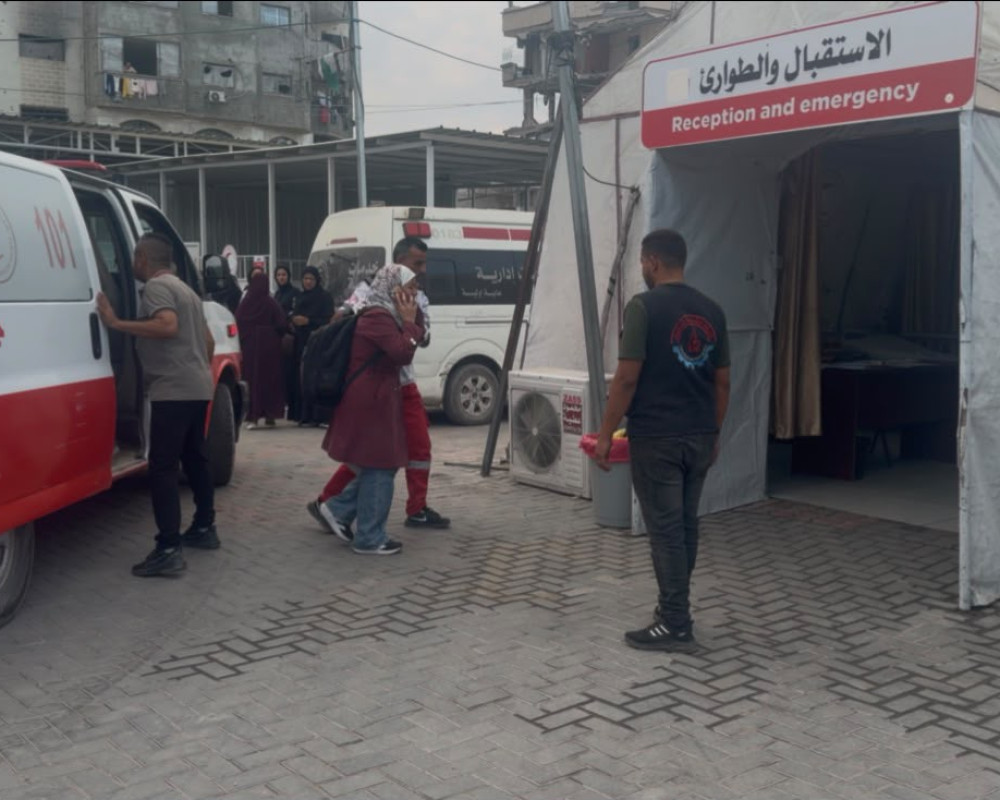 مصابون بعضهم بحالة خطرة في قصف الاحتلال تجمعا للمواطنين شمال غرب غزة