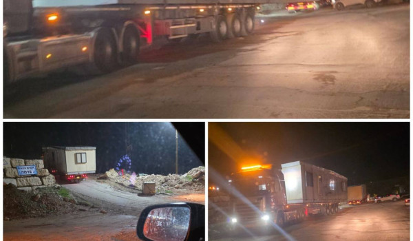 مستوطنون ينصبون 5 بيوت متنقلة في عش غراب...