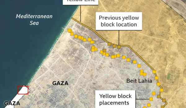 تحقيق بريطاني : اسرائيل تحرك الخط الاصفر...