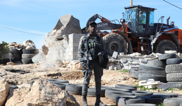 الاحتلال يهدم منزلين ويجرف أراضي ويتلف م...