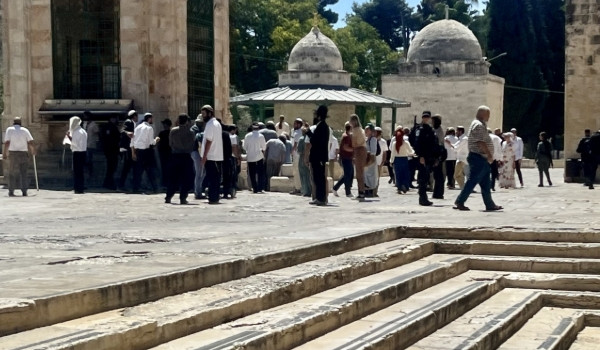 اقتحام واسع للمسجد الأقصى بحماية شرطة ال...