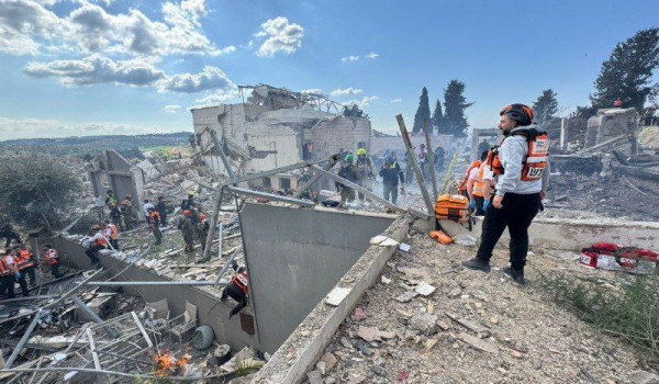 4 قتلى في قصف إيراني استهدف مبنى في بيت ...