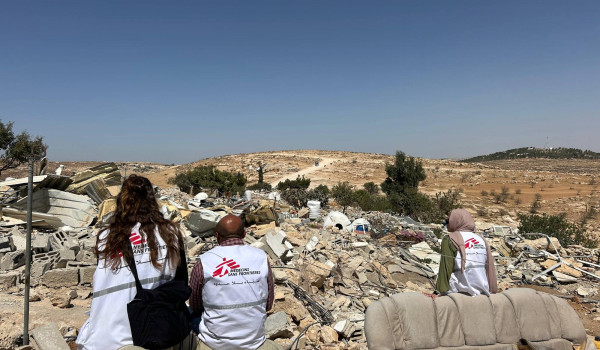 تقرير لاطباء بلا حدود : الضفة الغربية في...