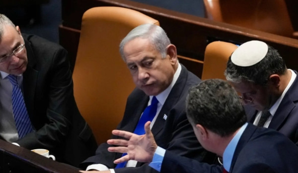نتنياهو يصل الكنيست للتصويت على قانون إع...