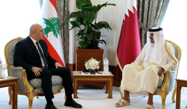 أمير قطر يعزي لبنان بضحايا هجمات إسرائيل...