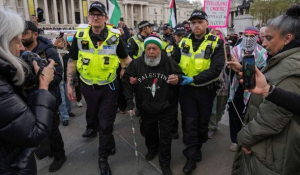 شرطة لندن توقف نحو 500 شخص خلال تظاهرة د...