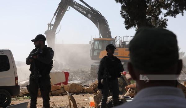 قوات الاحتلال تهدم غرفة زراعية في الواحة...