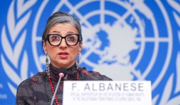 ألبانيز: عدوان إسرائيل على “أسطول الصمود...