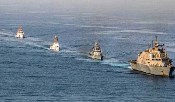 طهران تعلن جنوح سفينتين تجاريتين أمريكيت...