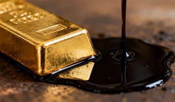 ارتفاع أسعار الذهب وانخفاض النفط عالميا...