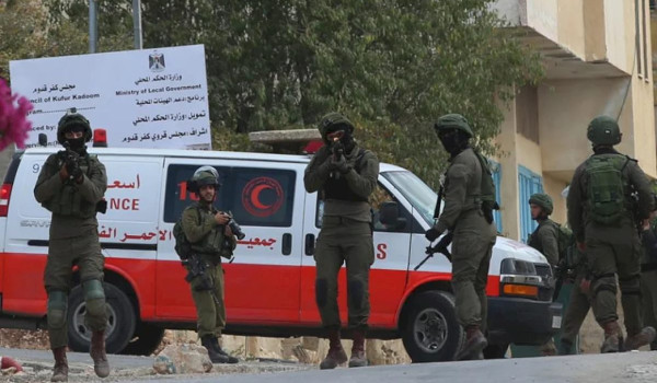 إصابة شاب برصاص الاحتلال في بلدة الرام...