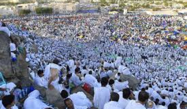 الحجاج يتوافدون إلى صعيد عرفات لأداء ركن...