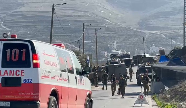 إصابة طفل بشظايا الرصاص الحي خلال اقتحام...