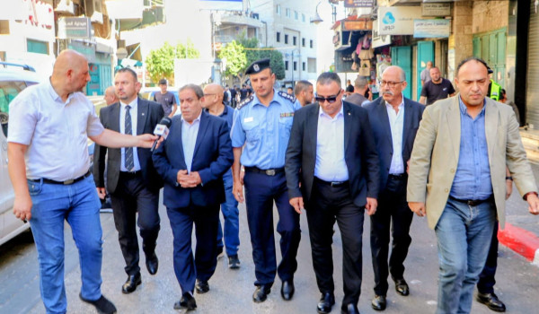 محافظ بيت لحم ورئيس البلدية في جولة ميدا...