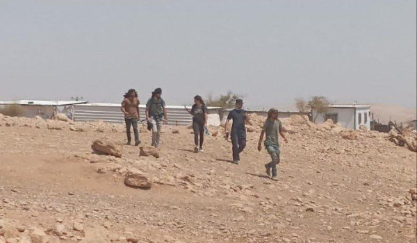 مستعمرون يرعون مواشيهم بين مساكن المواطن...