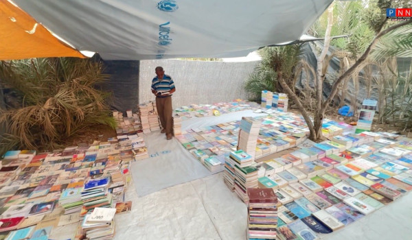 كتبٌ نجت من الحرب.. مكتبة من بيت لاهيا ت...