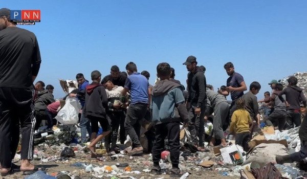 فيديو PNN: نازحو شمال غزة.. مكبات النفاي...