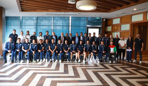 الفريق الرجوب للاعبي المنتخب الفلسطيني ا...