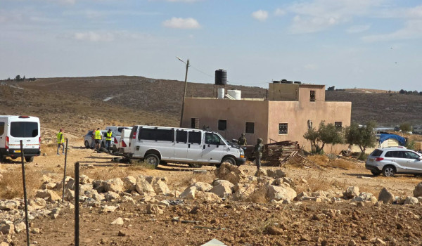الاحتلال يهدم منزلاً وبئر مياه وحظائر في...