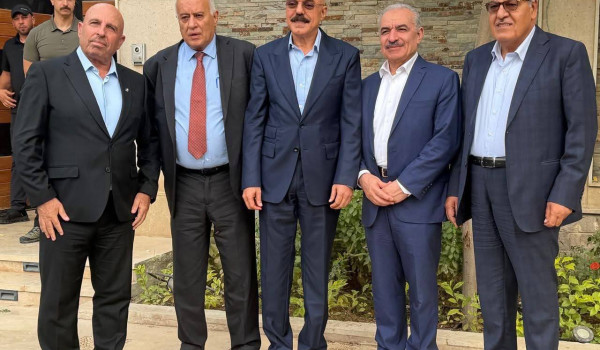 وفدا حركة فتح وتيار الاصلاح الديمقراطي ف...