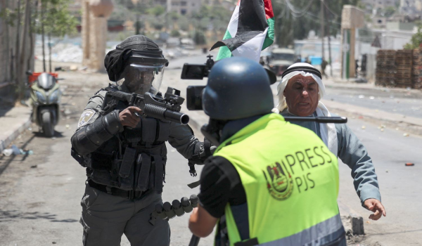 Palestinian journalists' union draws att...