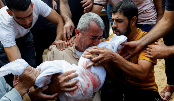 Gaza death toll surges to 57,418 amid on...