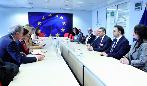 PM Mustafa holds high-level talks with E...