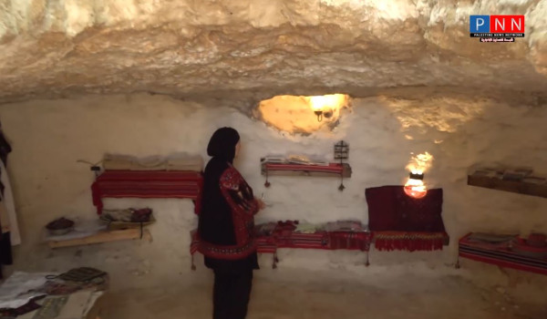 Women Turn a Palestinian Cave into a Hub...