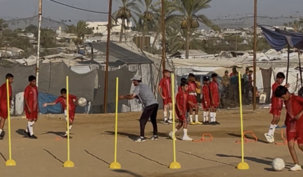 Gaza football academies face mounting ch...